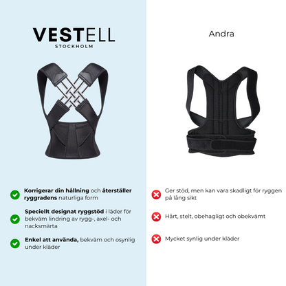 Vestell™ Ergonomisk Hållningsväst